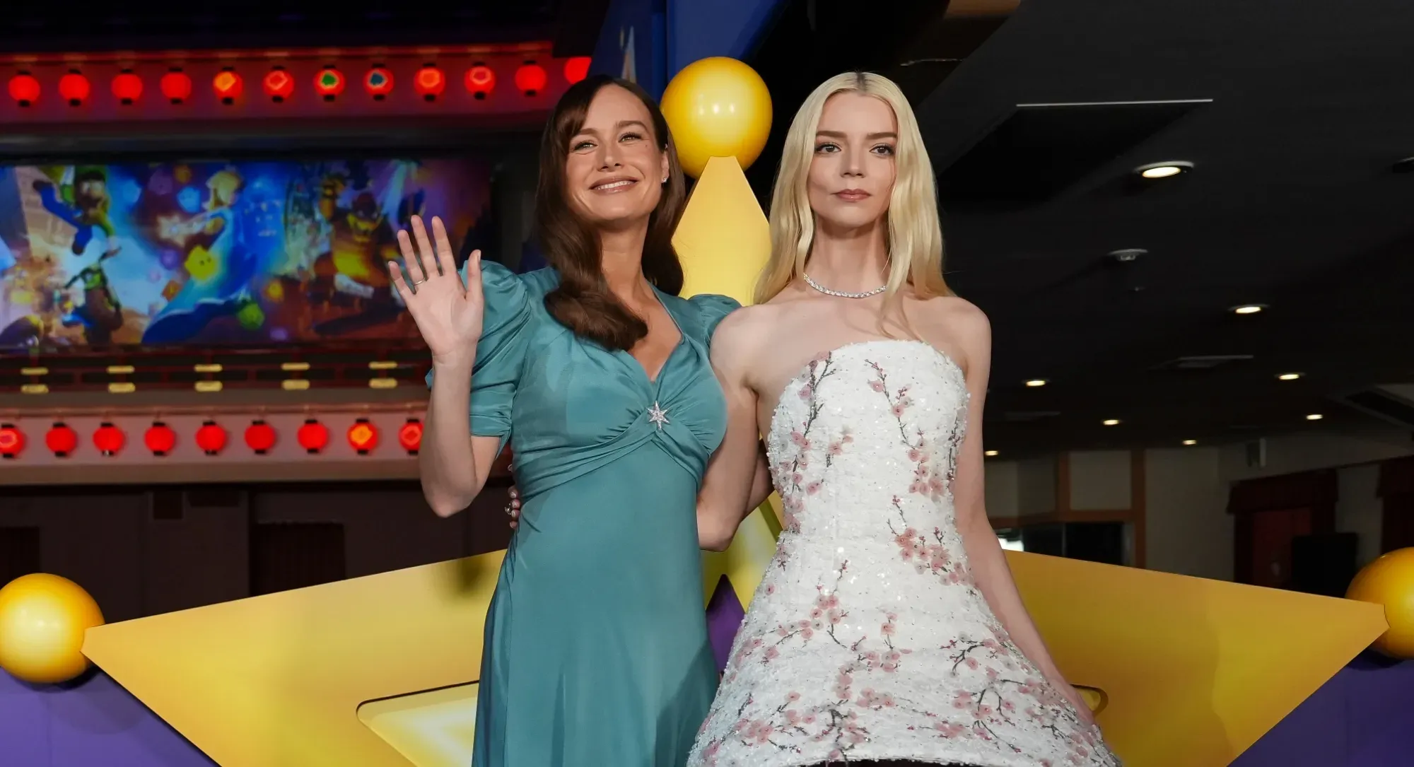 Anya Taylor-Joy and Brie Larson Stun at 'Super Mario Galaxy' Premiere