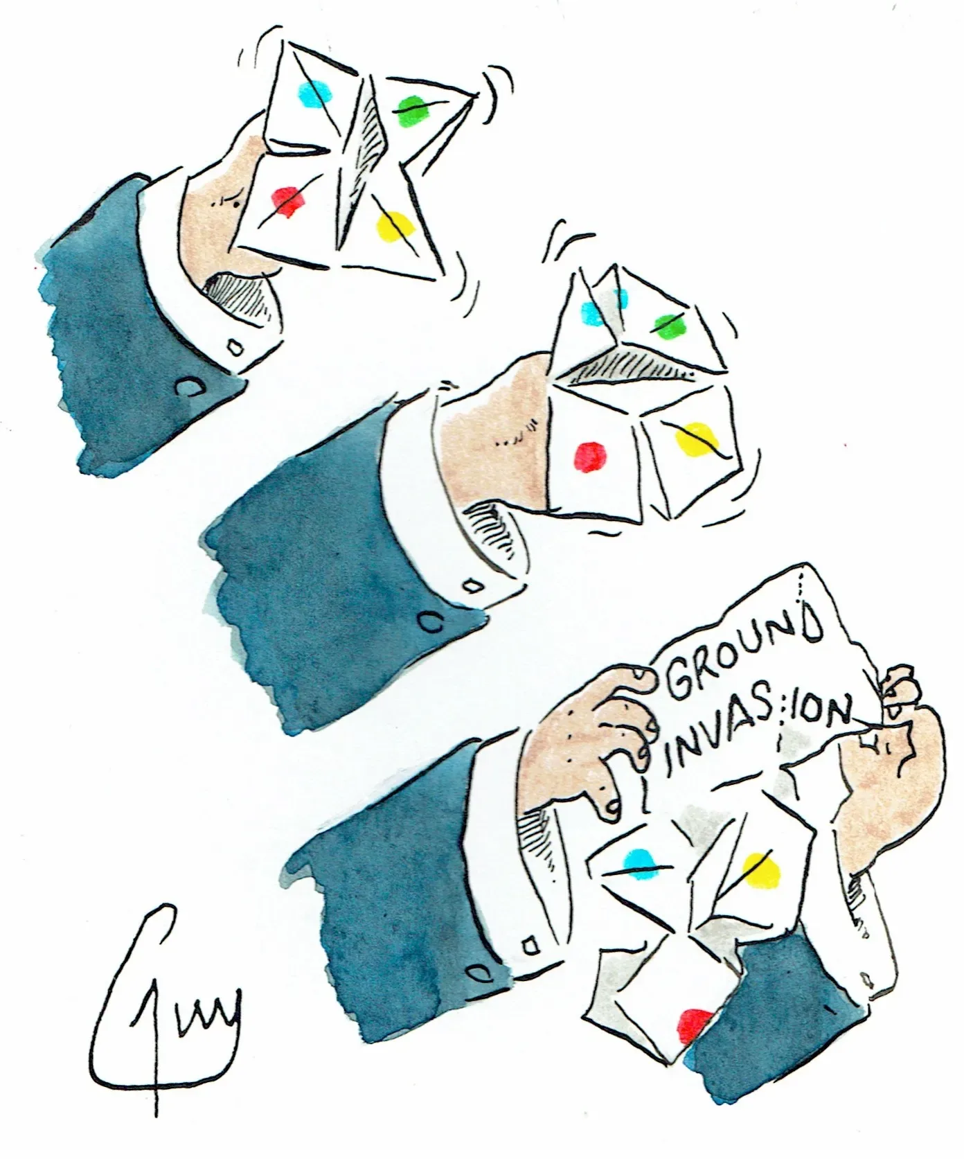 Caricatura del Día: Trump y Tensiones con Irán en la Mira de Guy Venables