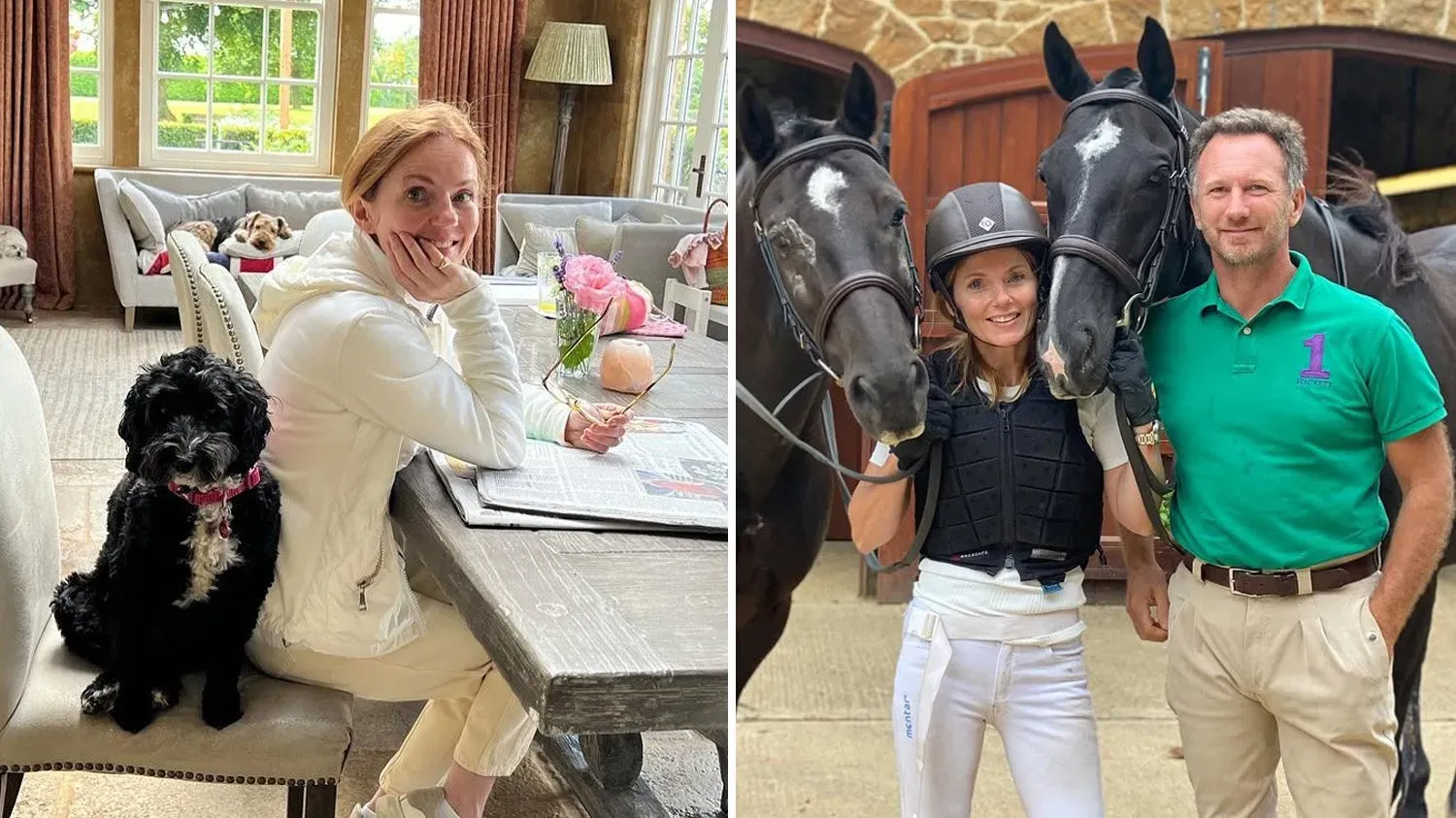 Inside Geri Halliwell and Christian Horner's Expansive Homes: An Exclusive Look