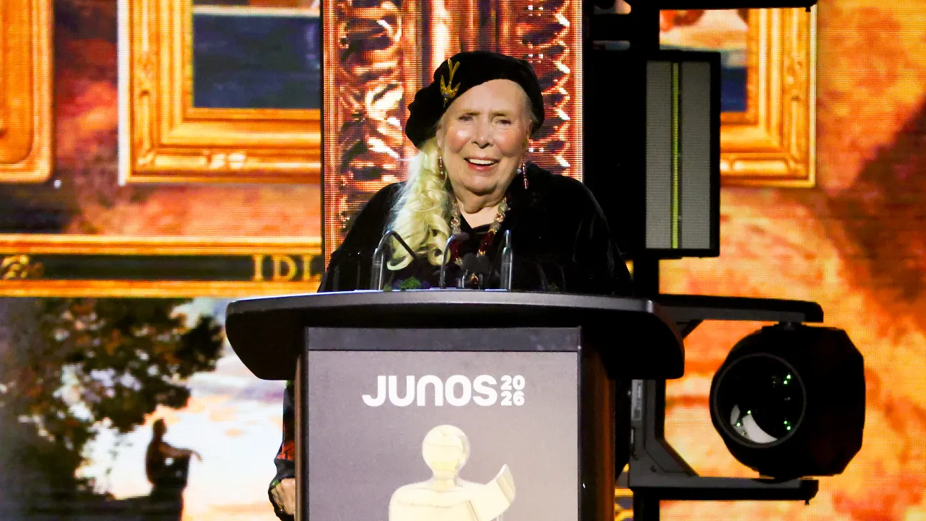 Joni Mitchell elogia a Mark Carney en los Premios Juno: Un momento icónico