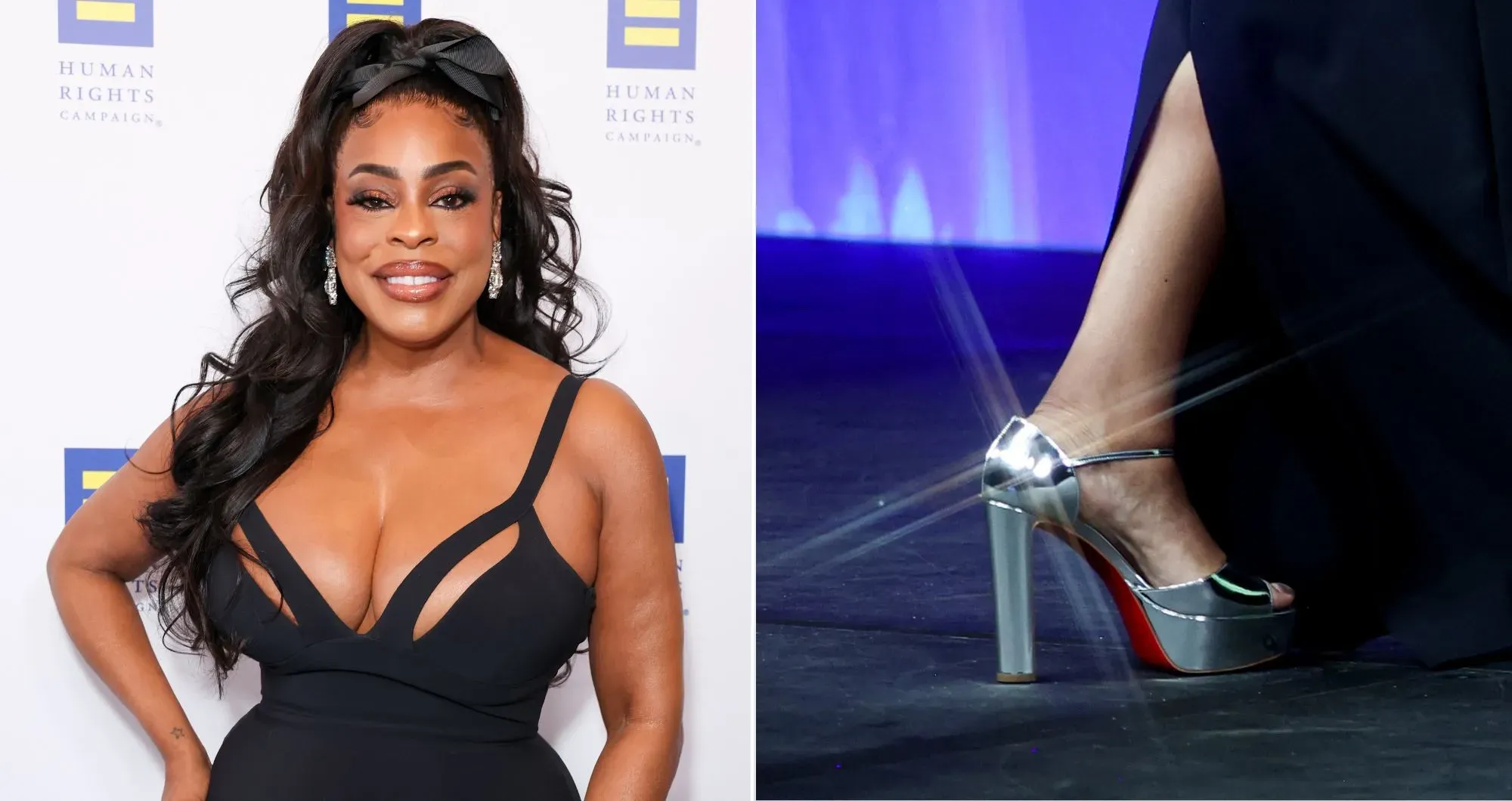 Niecy Nash-Betts Elevates Platform Trend in Louboutins at HRC Dinner