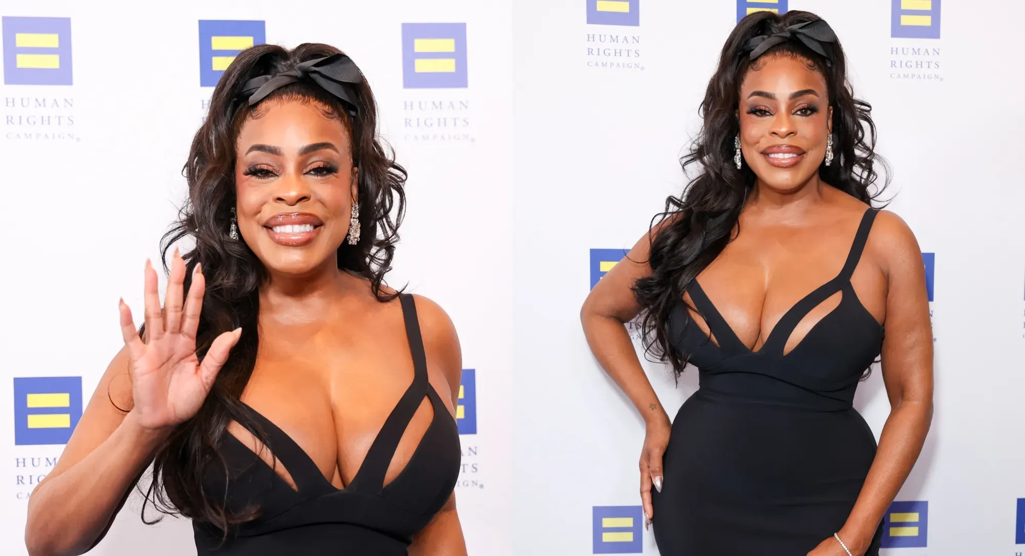 Niecy Nash-Betts Wears Black Dress Again at Human Rights Campaign Dinner