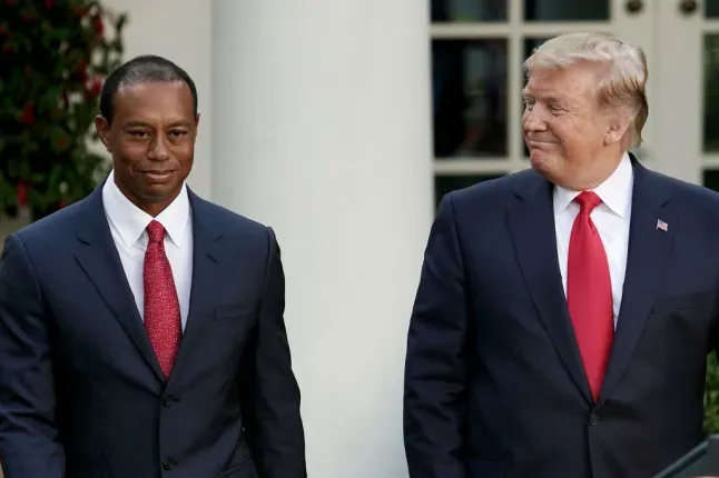 Secret Service Bans Tiger Woods from Driving Trump Grandchildren - Image 5