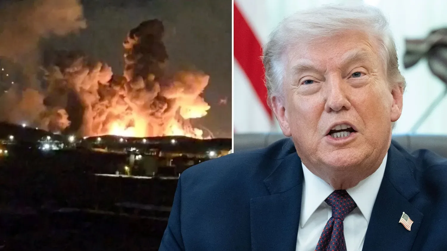 Trump Claims Iran Asked for Ceasefire, But He Refuses